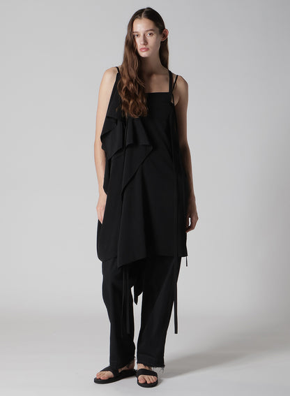 【1/11 10:00(JST) Release】TA/PE CREPE DE CHINE R DRAPED STRING DRESS