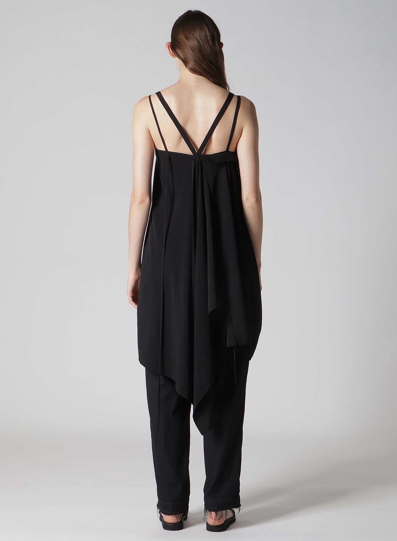 【1/11 10:00(JST) Release】TA/PE CREPE DE CHINE R DRAPED STRING DRESS