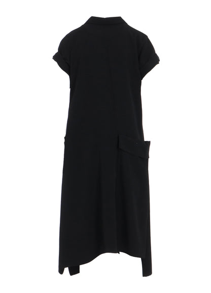 【1/11 10:00(JST) Release】GABARDINE R DRAPED SHIRT DRESS