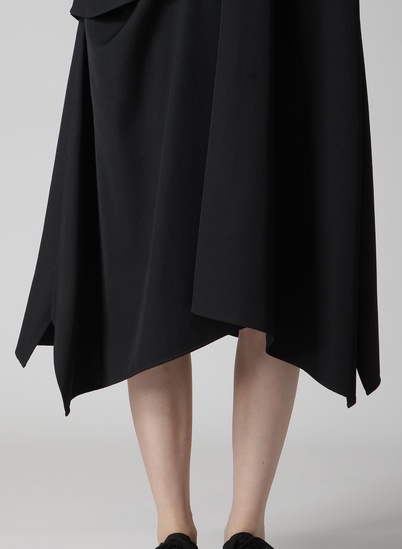 【1/11 10:00(JST) Release】GABARDINE R DRAPED SHIRT DRESS