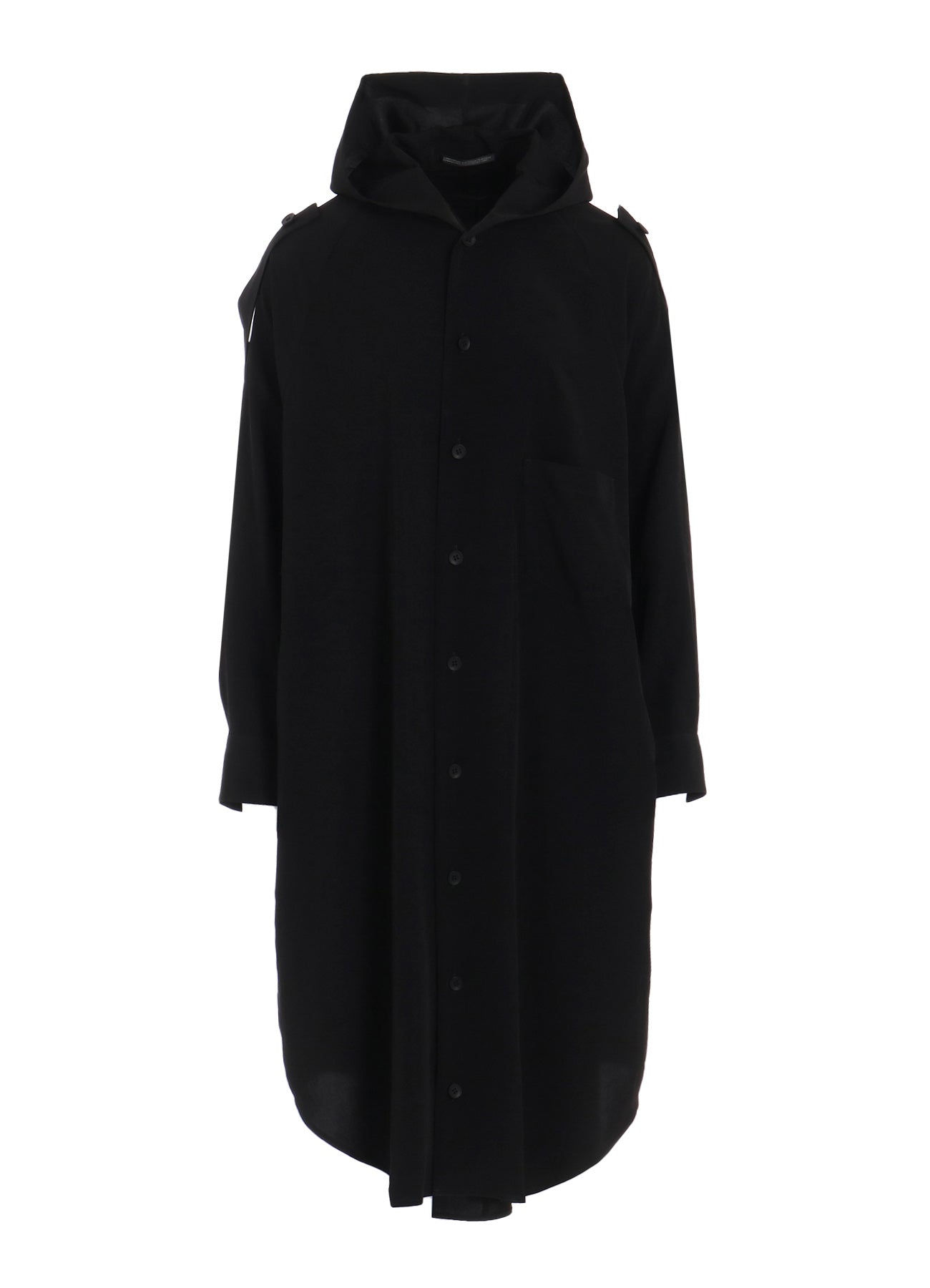 【1/11 10:00(JST) Release】TA/PE CREPE DE CHINE HOODED DRESS