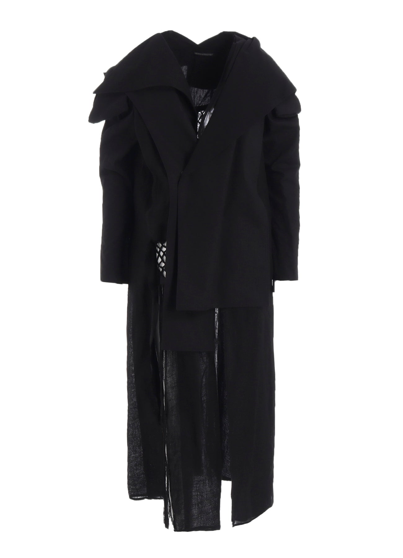 FRINGE LONG JACKET – THE SHOP YOHJI YAMAMOTO