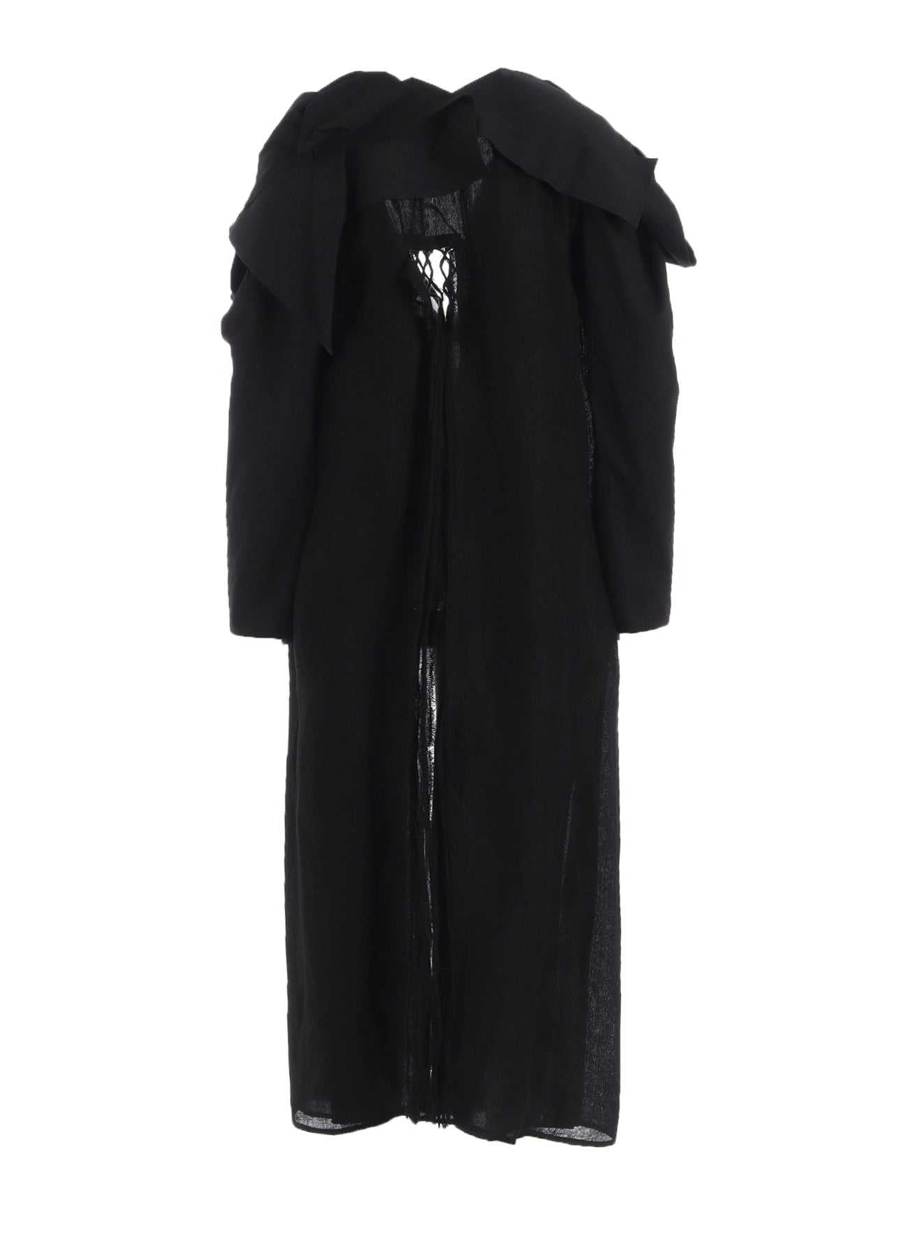 FRINGE LONG JACKET – THE SHOP YOHJI YAMAMOTO