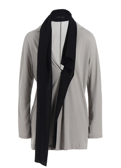<010/1>+<101/3> STOLE COLLAR JACKET