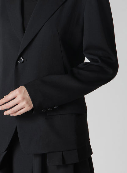 【1/11 10:00(JST) Release】GABARDINE PLEATS DETAIL JACKET