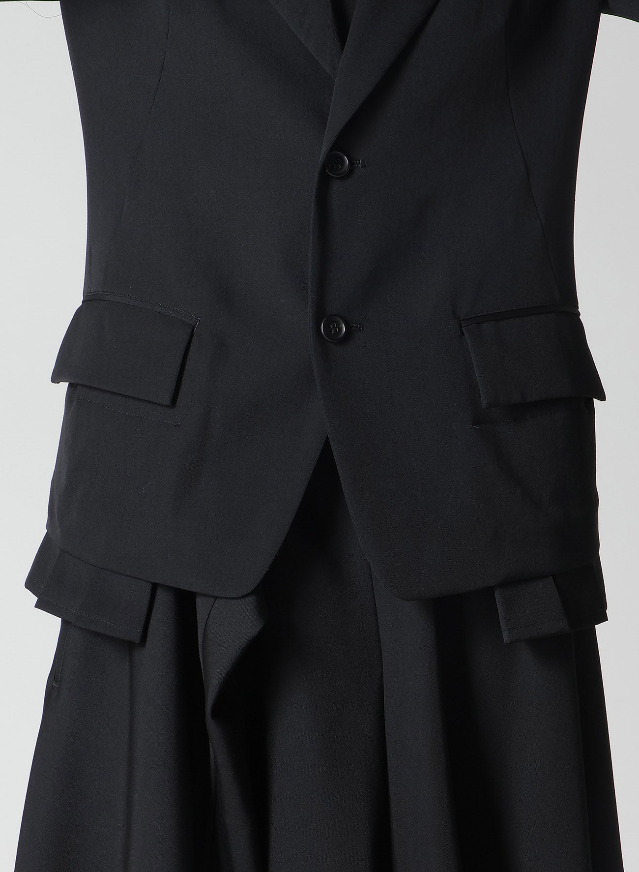 【1/11 10:00(JST) Release】GABARDINE PLEATS DETAIL JACKET