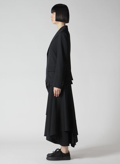 【1/11 10:00(JST) Release】GABARDINE PLEATS DETAIL JACKET