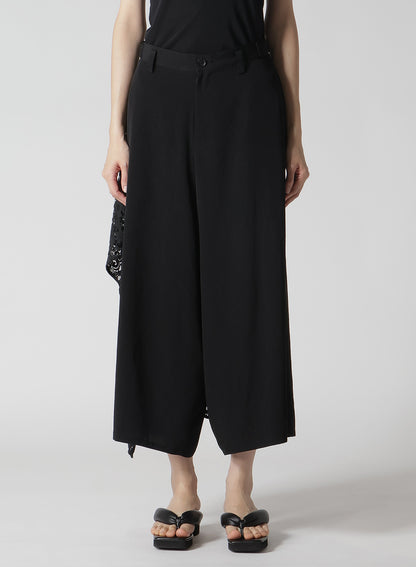 【1/11 10:00(JST) Release】TA/PE CREPE DE CHINE BACKSIDE DRAPED D PANTS