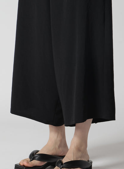 【1/11 10:00(JST) Release】TA/PE CREPE DE CHINE BACKSIDE DRAPED D PANTS