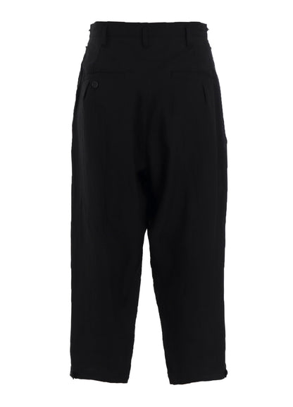 RAMIE TWILL CROPPED PANTS