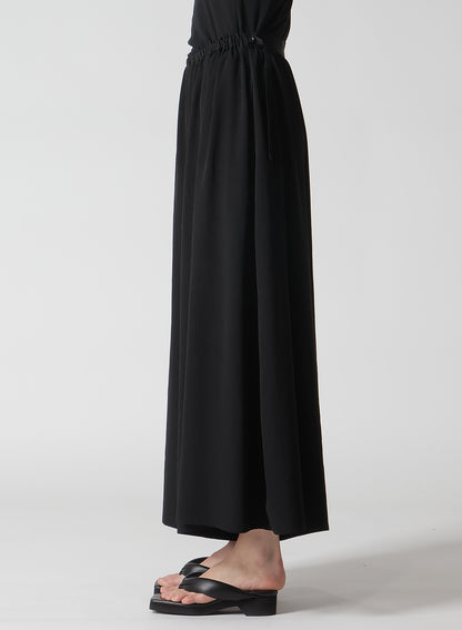 【1/11 10:00(JST) Release】TA/PE CREPE DE CHINE SKIRT-LIKE GATHER PANTS