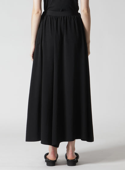 【1/11 10:00(JST) Release】TA/PE CREPE DE CHINE SKIRT-LIKE GATHER PANTS