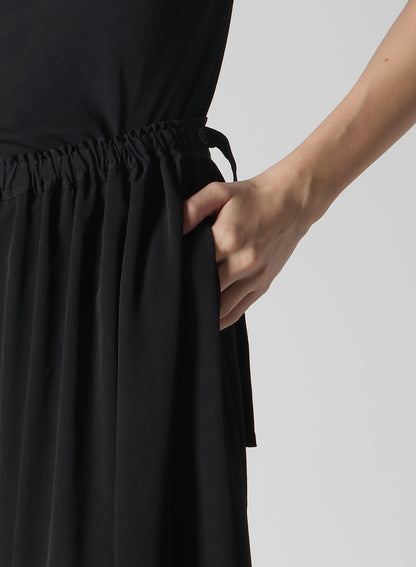 【1/11 10:00(JST) Release】TA/PE CREPE DE CHINE SKIRT-LIKE GATHER PANTS