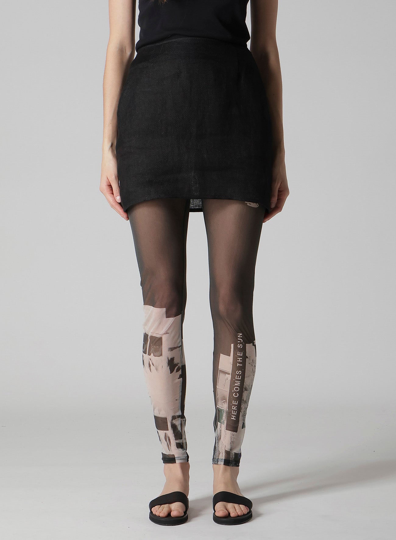 C-PATTERN E BASIC LEGGINGS B