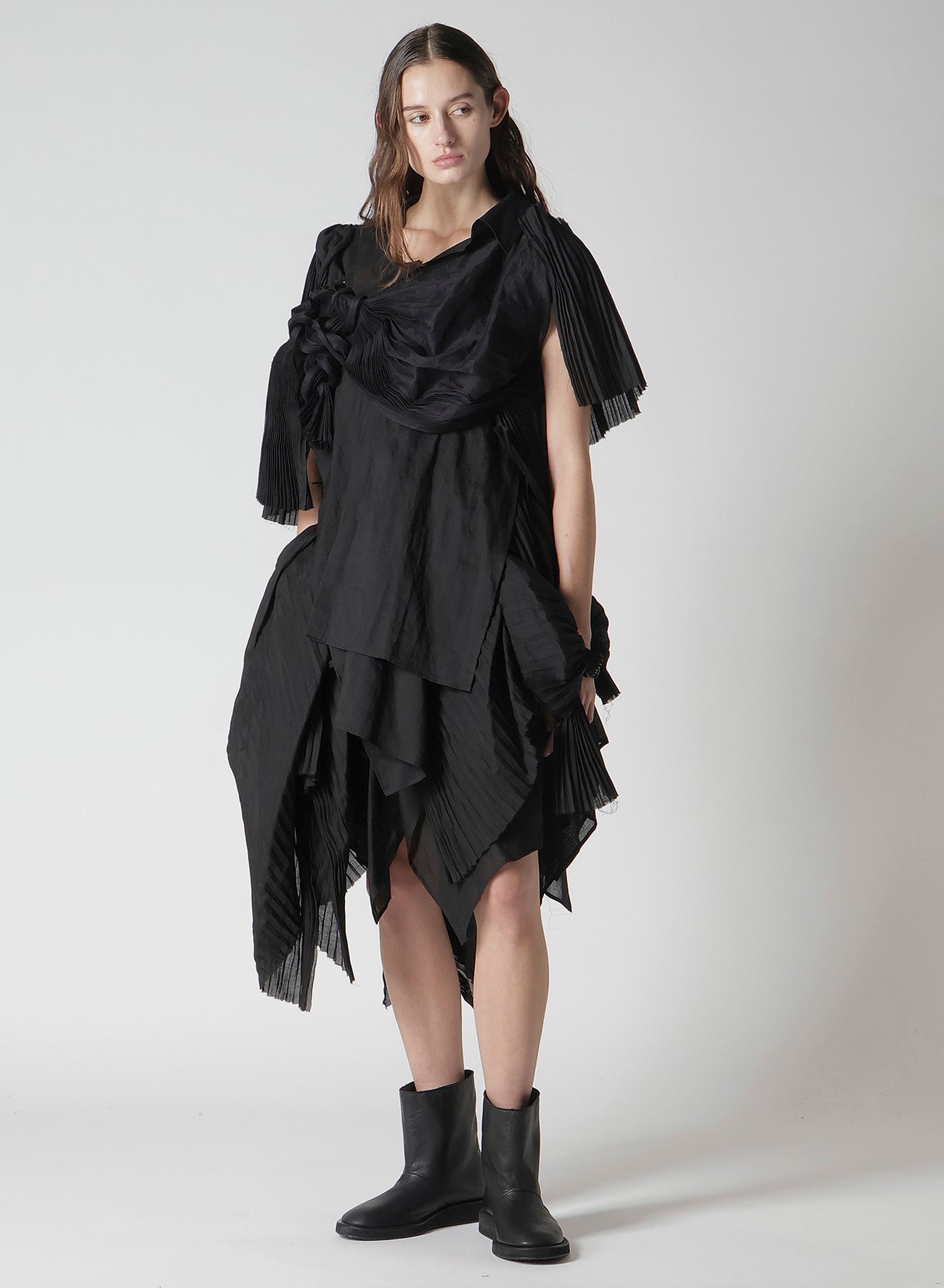 Ra LAWN PLEATED SKIRT A