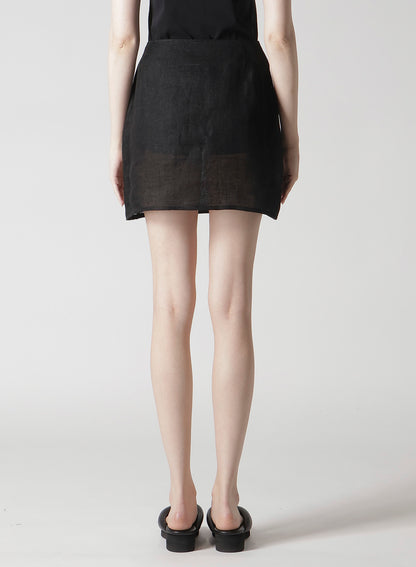 Li DOUBLE GAUZE BASIC MINI SKIRT