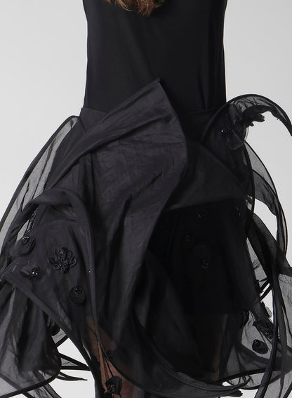 BUBBLES LACE WIRED SKIRT