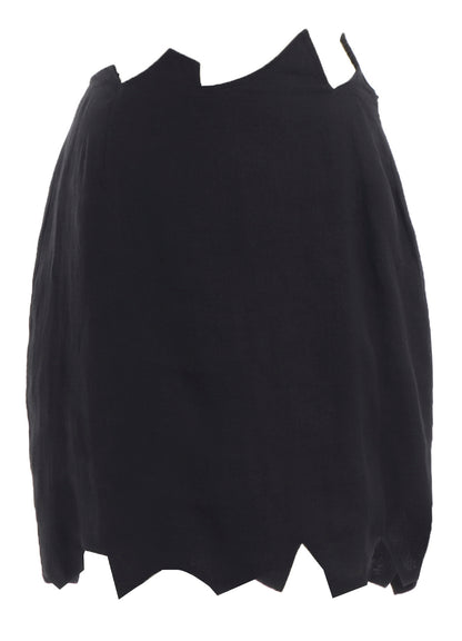 Ra TWILL ZIG ZAG MINI SKIRT