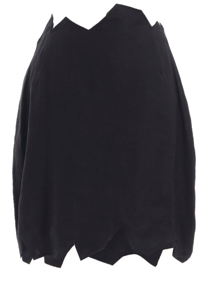 Ra TWILL ZIG ZAG MINI SKIRT