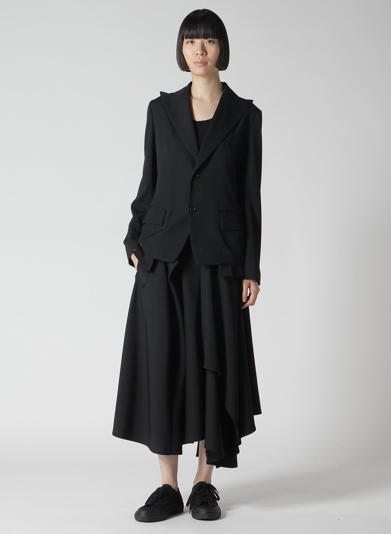 【1/11 10:00(JST) Release】GABARDINE R GATHERED SKIRT