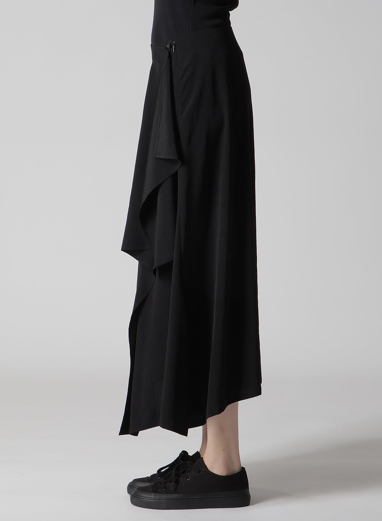 【1/11 10:00(JST) Release】TA/PE CREPE DE CHINE L DRAPED SKIRT