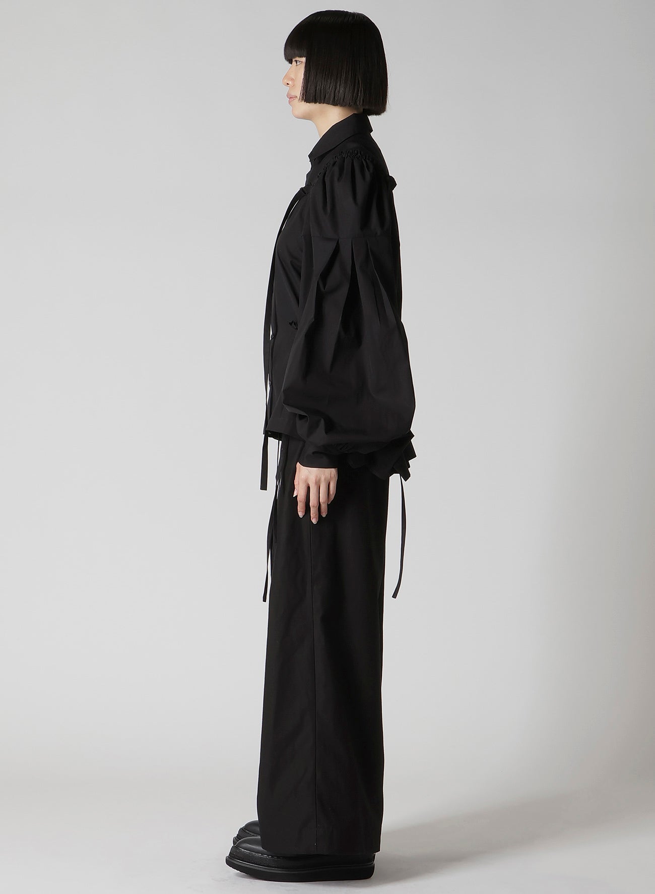 BROAD COMBINATION BLOUSE – THE SHOP YOHJI YAMAMOTO