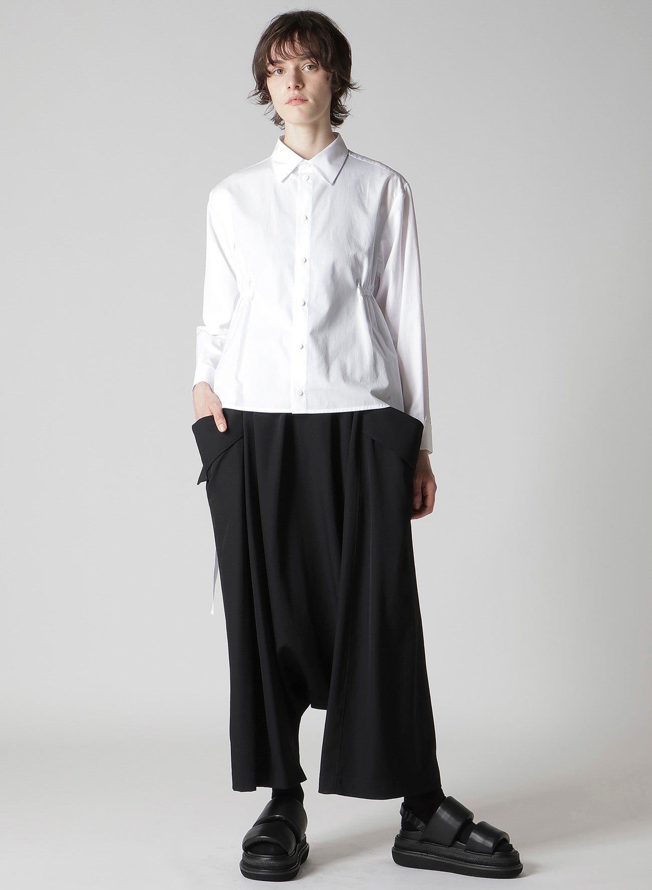 BROAD WAIST GATHER-B