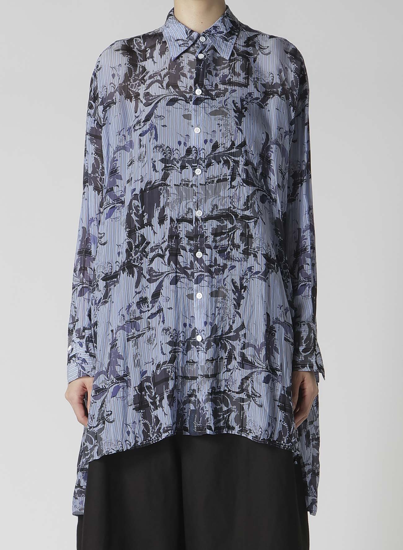 Cu PLAID PT STRIPE BUTTON DETAIL SHIRT