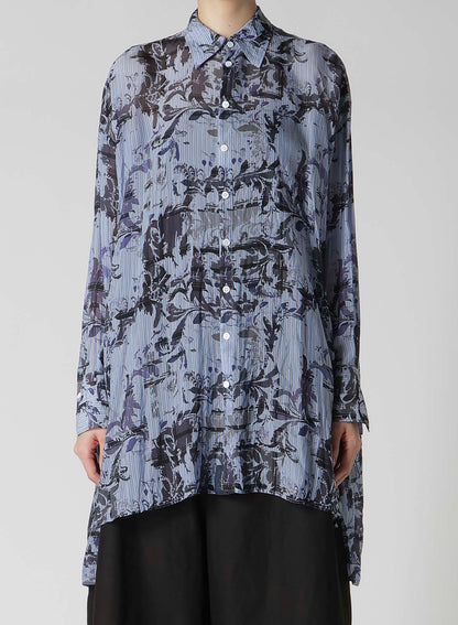 Cu PLAID PT STRIPE BUTTON DETAIL SHIRT