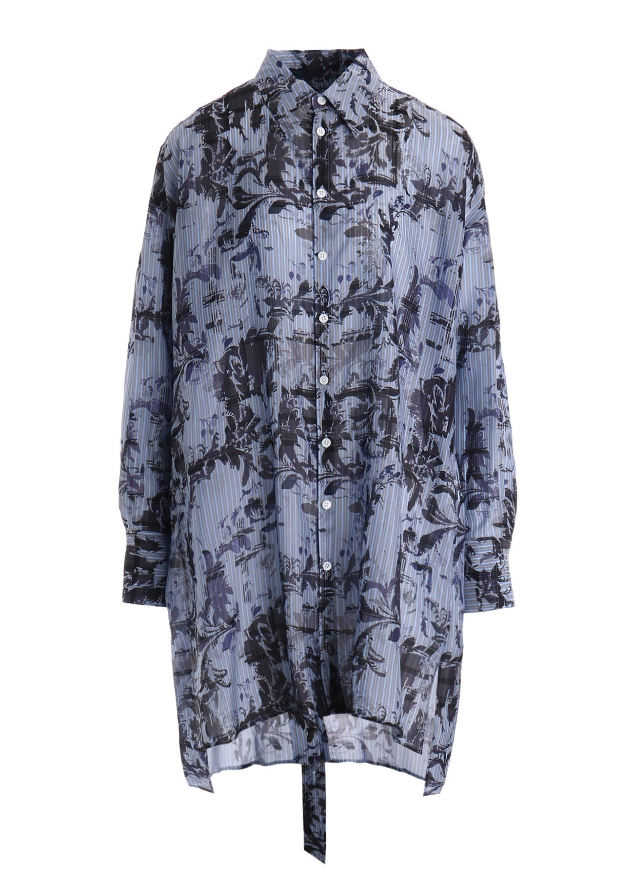 Cu PLAID PT STRIPE BUTTON DETAIL SHIRT