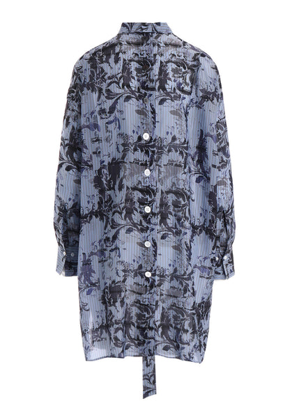 Cu PLAID PT STRIPE BUTTON DETAIL SHIRT