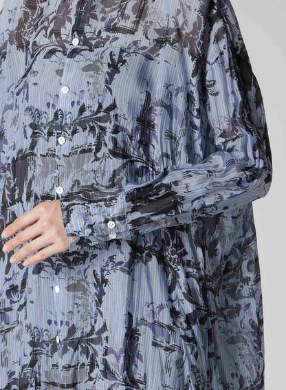 Cu PLAID PT STRIPE BUTTON DETAIL SHIRT