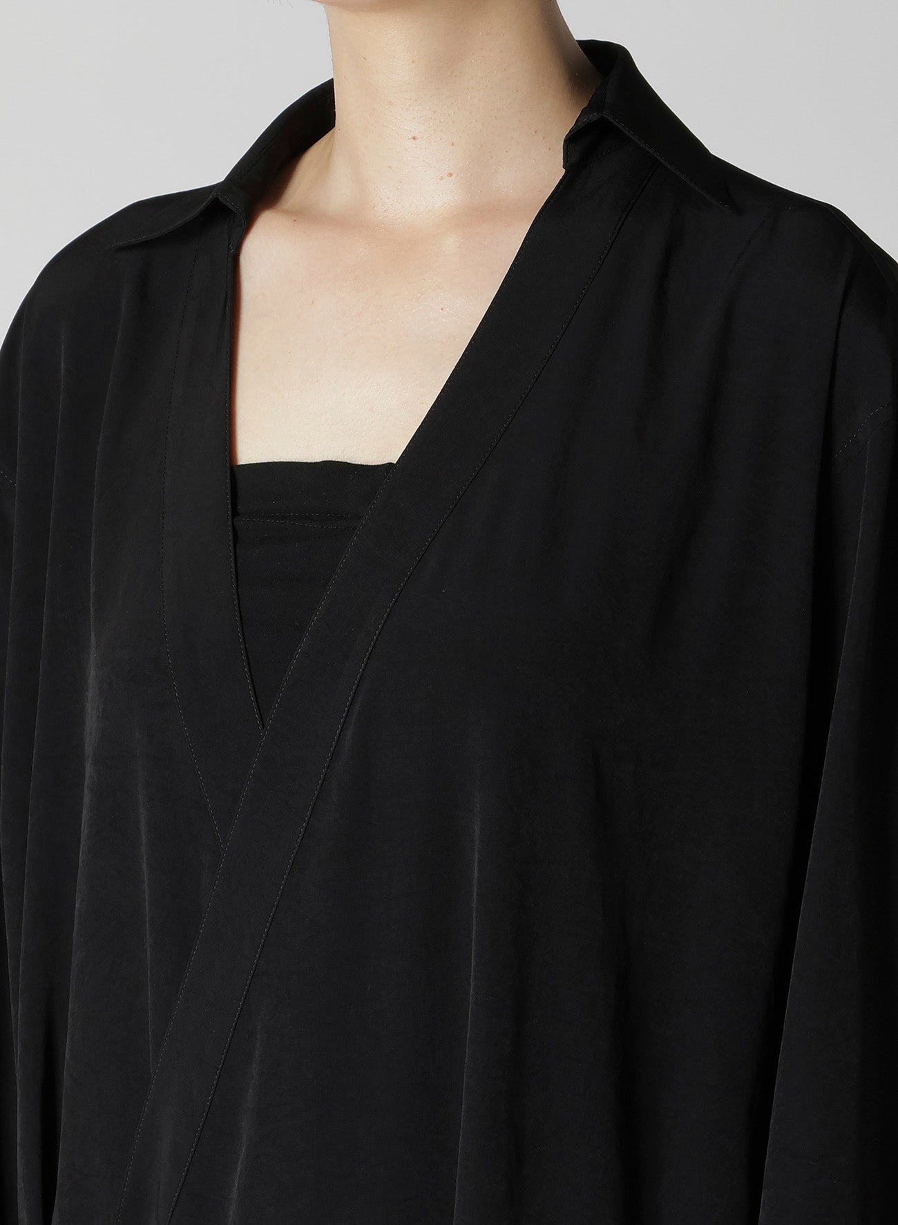 TA/PE CREPE DE CHINE RELAXED FIT SHIRT DRESS – THE SHOP YOHJI YAMAMOTO