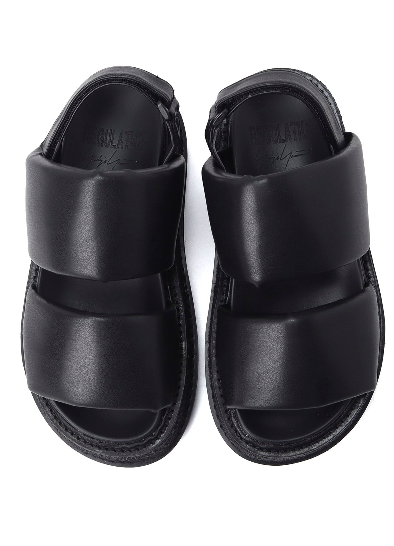 PU LEATHER FLATFORM SANDAL