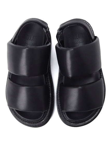 PU LEATHER FLATFORM SANDAL