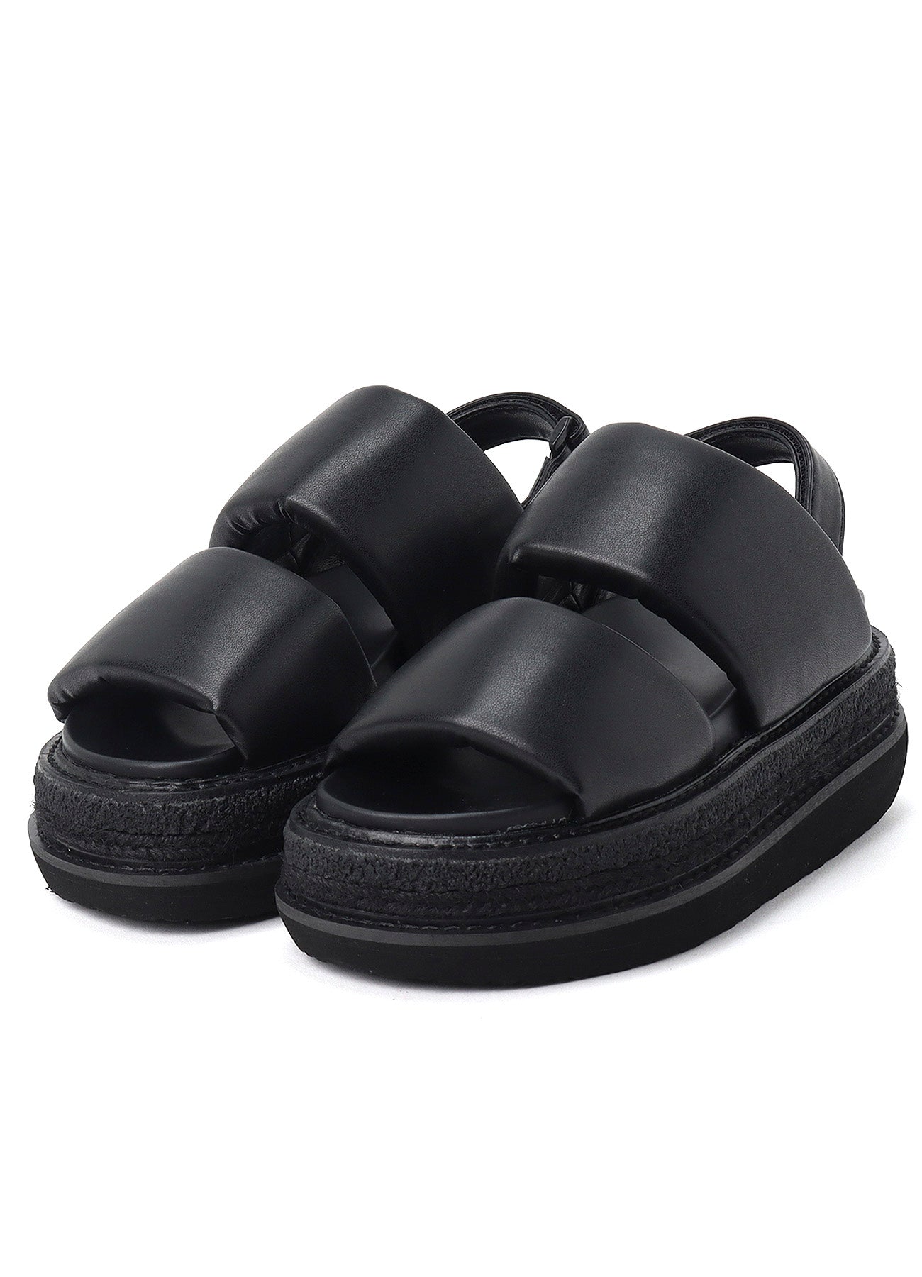 PU LEATHER FLATFORM SANDAL