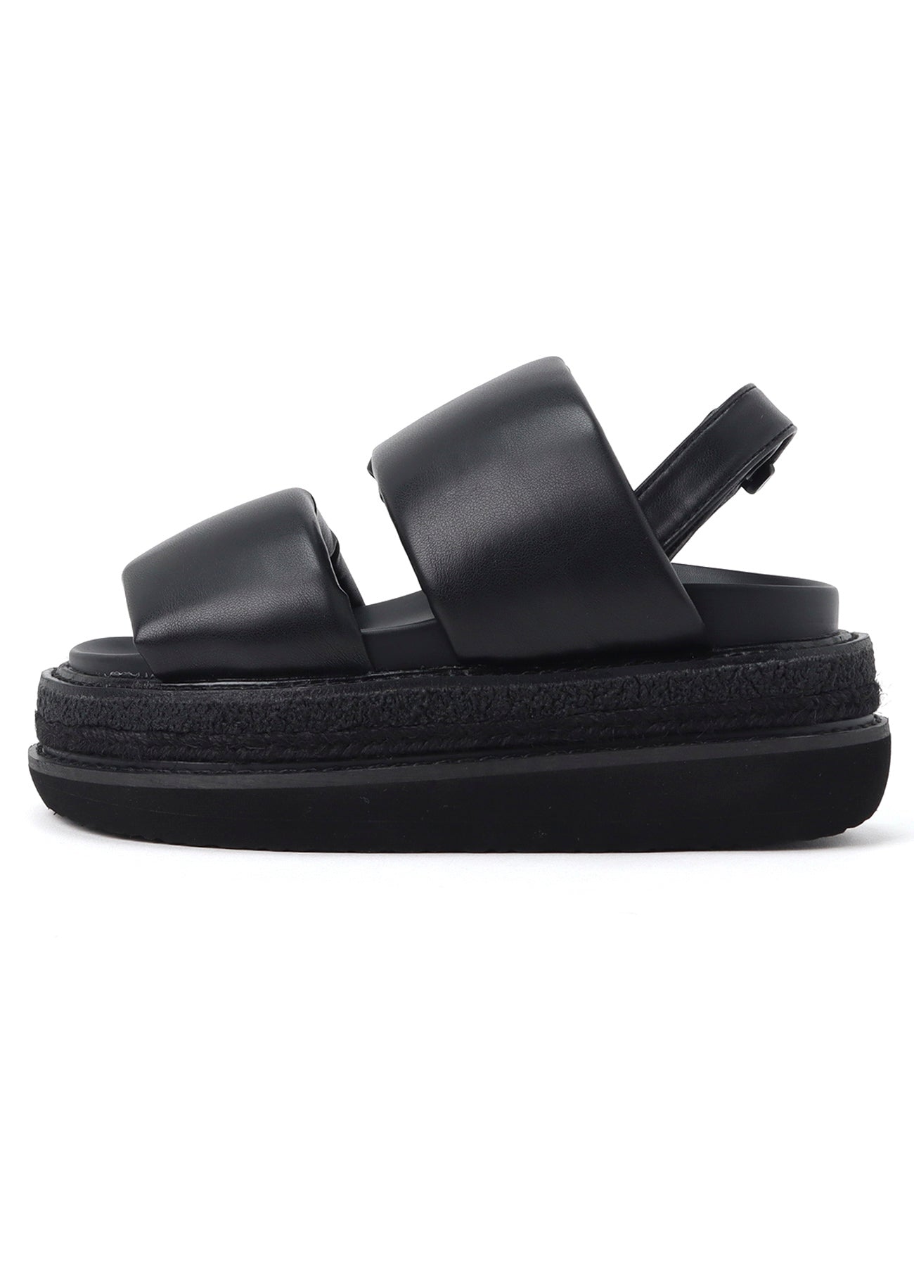 PU LEATHER FLATFORM SANDAL