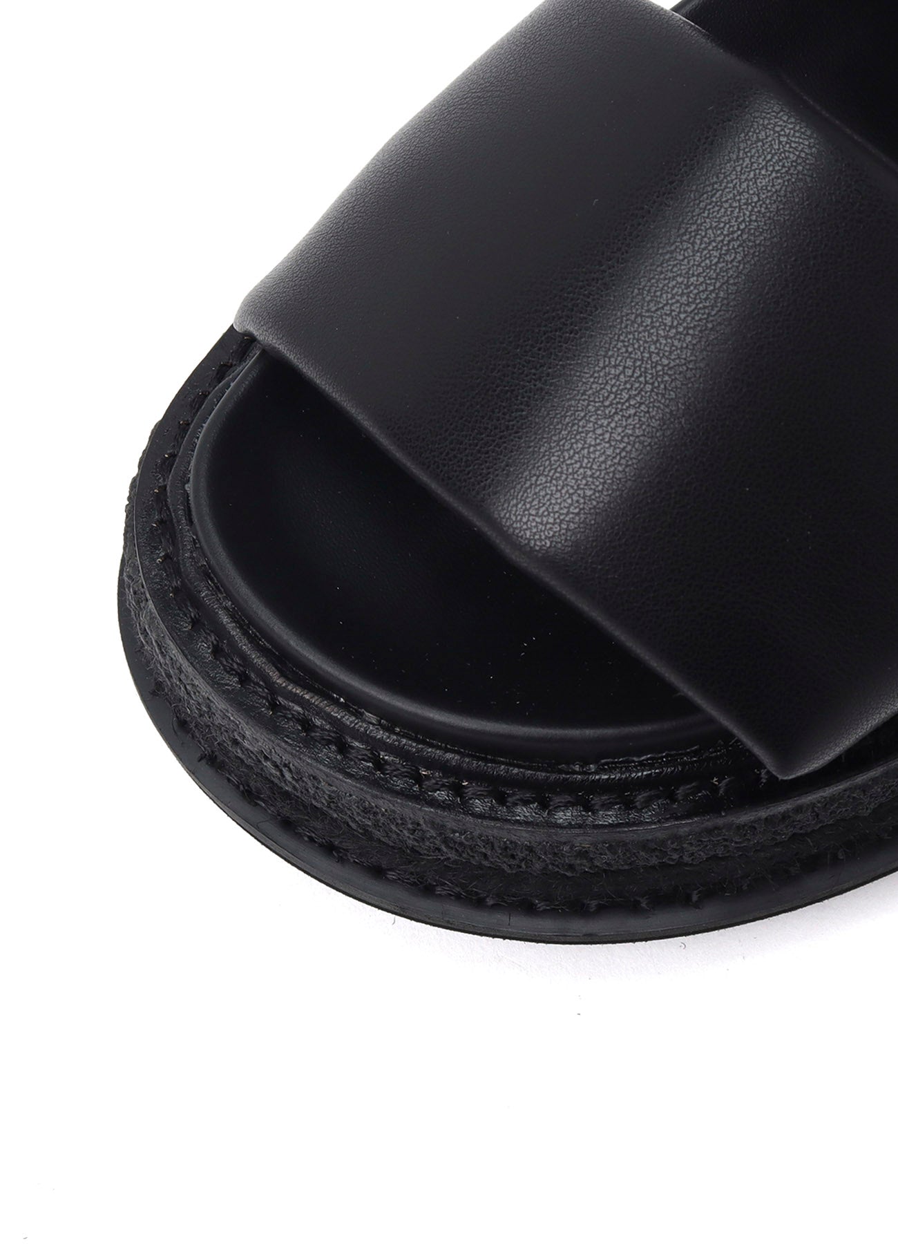 PU LEATHER FLATFORM SANDAL