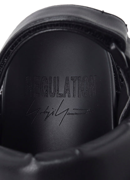 PU LEATHER FLATFORM SANDAL