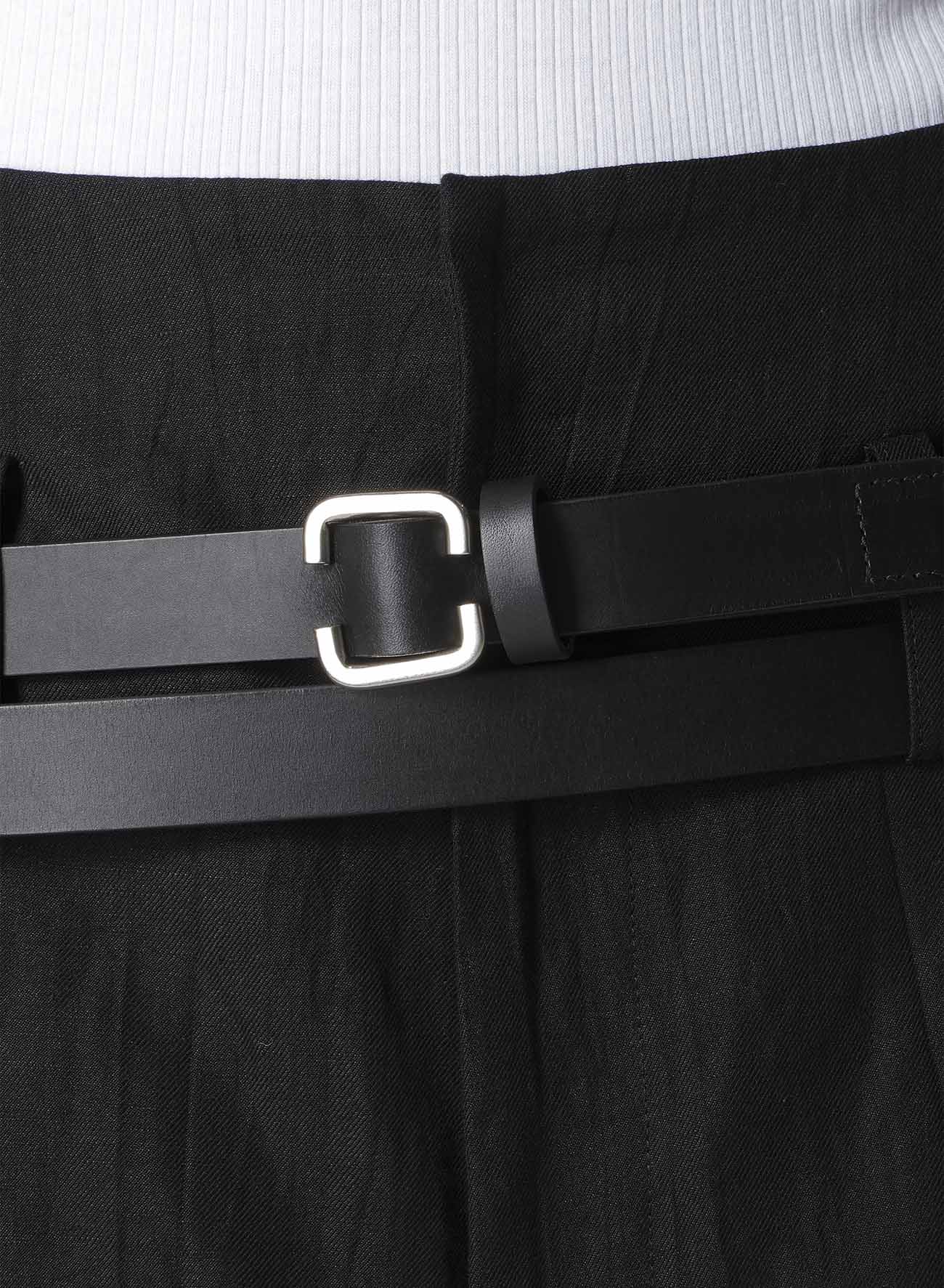 MATT SOFT OIL LEATHER LONG LENGTH BELT – THE SHOP YOHJI YAMAMOTO