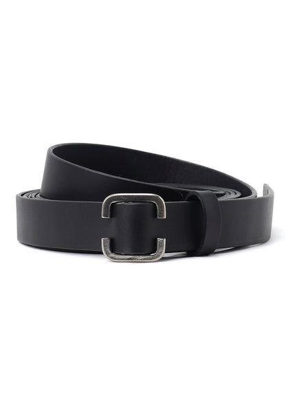 MATT SOFT OIL LEATHER LONG LENGTH BELT