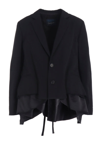 GABARDINE PEPLUM JACKET