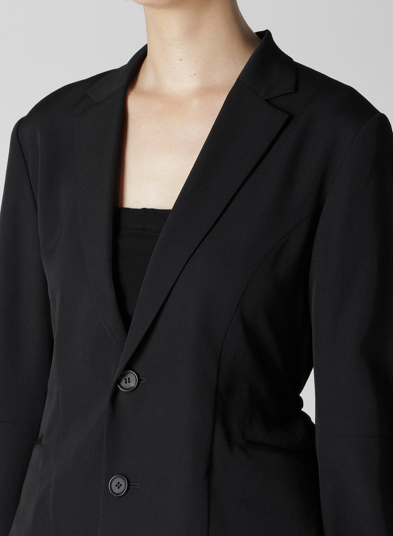 GABARDINE PEPLUM JACKET