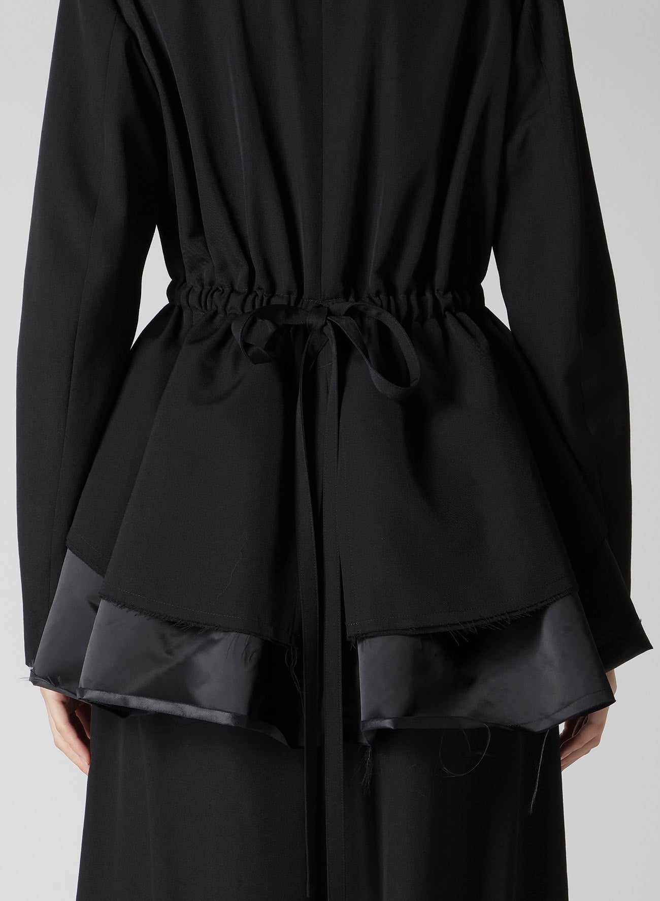 GABARDINE PEPLUM JACKET