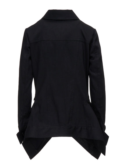 8oz DENIM SIDE ZIP JACKET