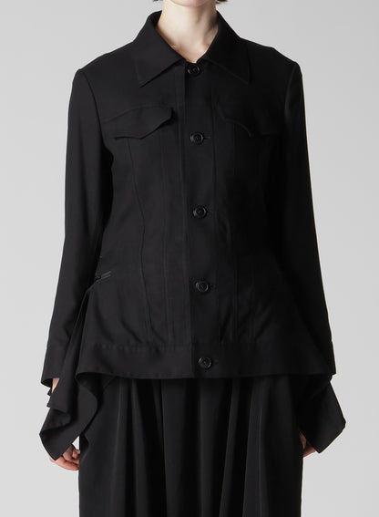 RAYON VIYELLA SIDE ZIP JACKET