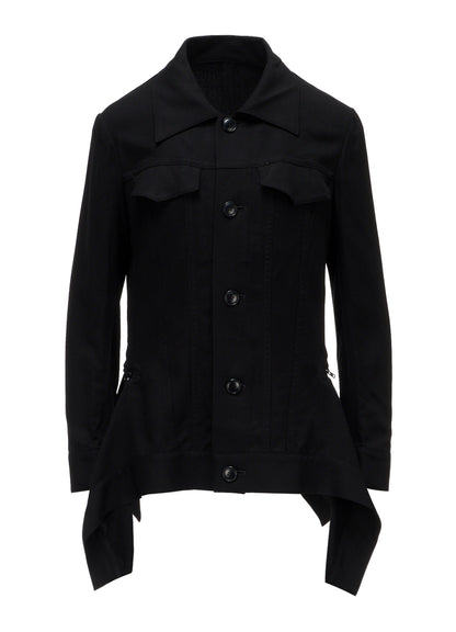 RAYON VIYELLA SIDE ZIP JACKET