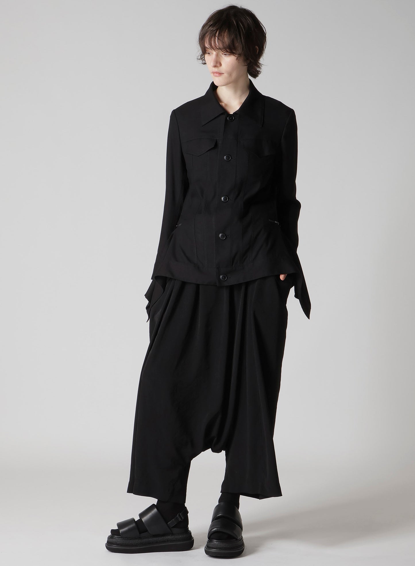 RAYON VIYELLA SIDE ZIP JACKET