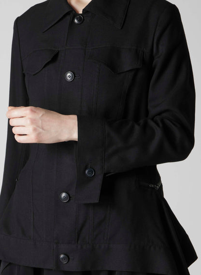 RAYON VIYELLA SIDE ZIP JACKET