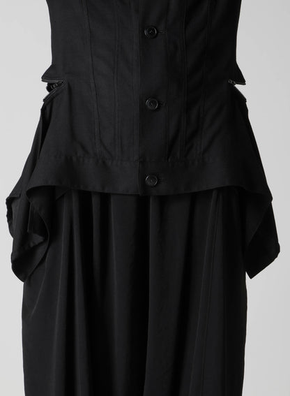 RAYON VIYELLA SIDE ZIP JACKET